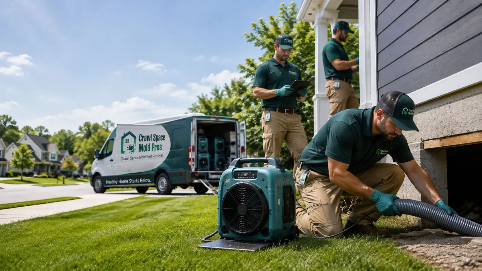 Crawl Space Mold Removal in Florence, MA